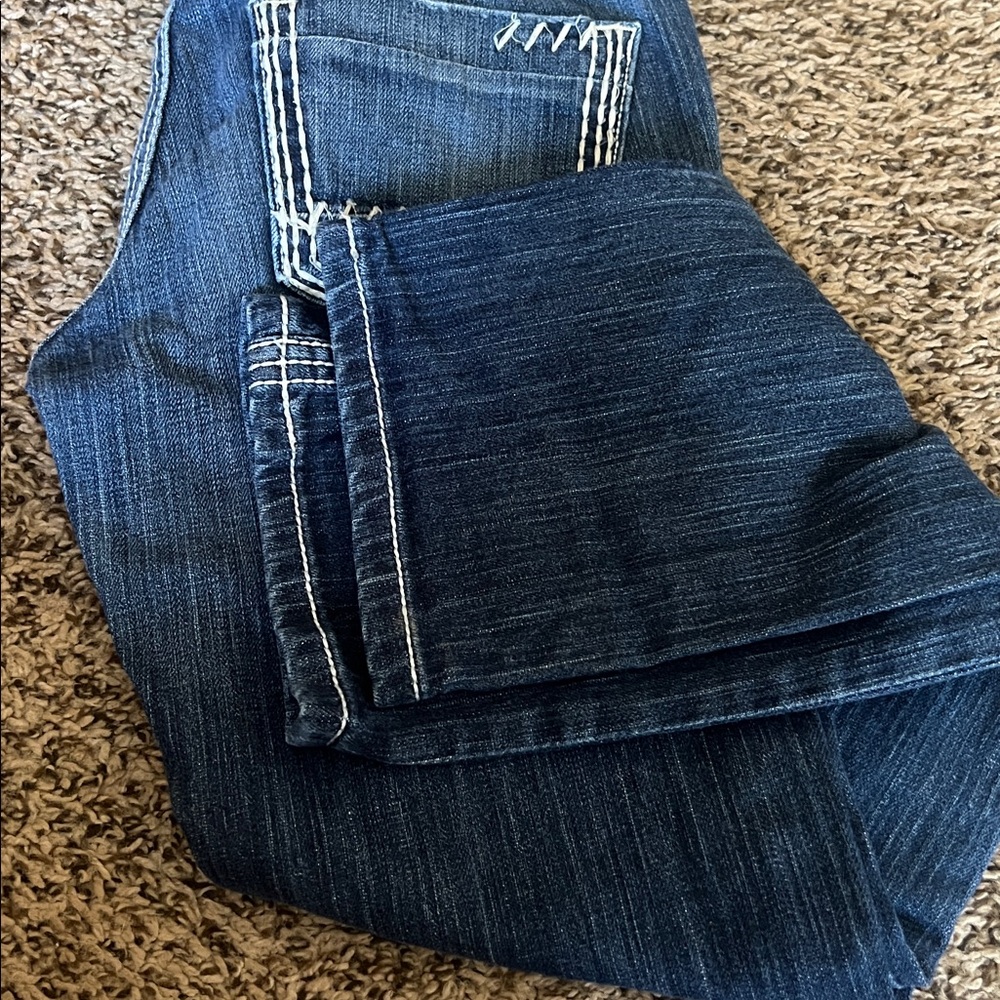 BKE Dark Blue Ankle Jeans - Picture 2 of 2